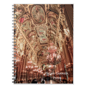 Caderno Espiral Ópera de Palais Garnier. Paris. França.