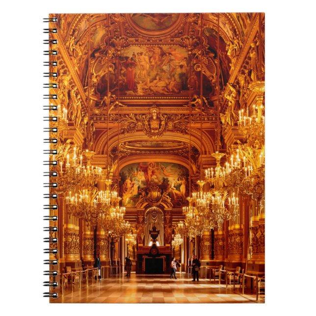 Caderno Espiral Opera National de Paris Garnier, França (Frente)