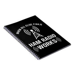 Caderno Espiral Operador de rádio Ham entusiasta a Rádio Ham