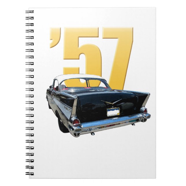 Caderno Espiral Opinião 1957 traseira de Aire do Bel de Chevrolet (Frente)