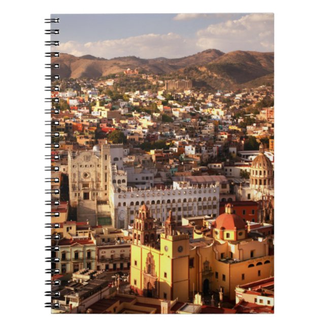 Caderno Espiral Opinião da cidade de cima de (Frente)