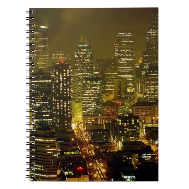 Caderno Espiral Opinião da cidade de Seattle (Frente)