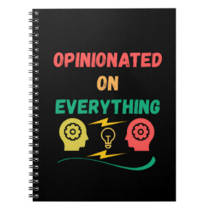 Caderno Espiral Opinionado sobre tudo