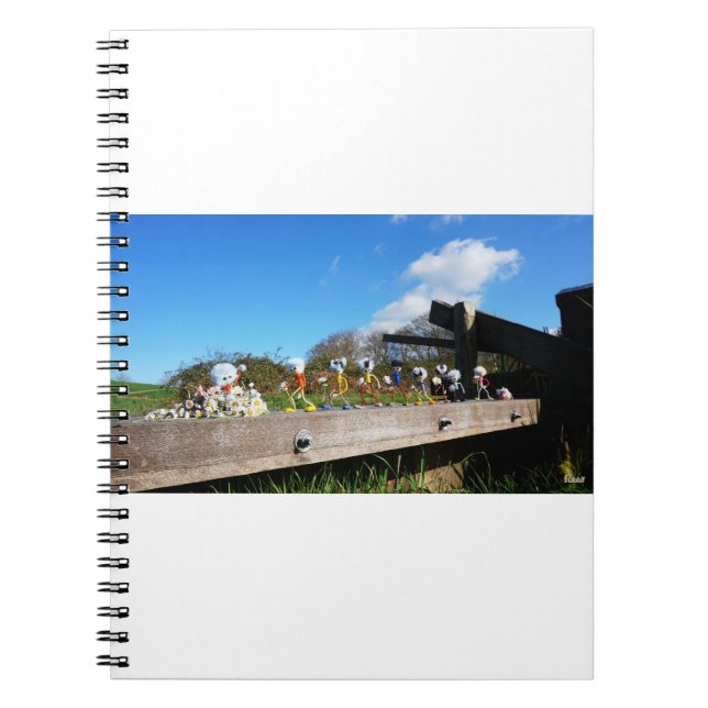 Caderno Espiral Optocht van Fubby's naar felicitatie. (Frente)