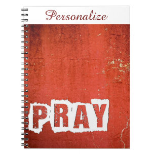 Caderno Espiral Oração Personalizada