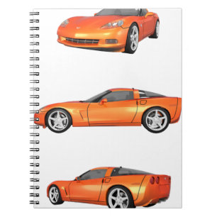 Caderno Espiral Orange Corvette: