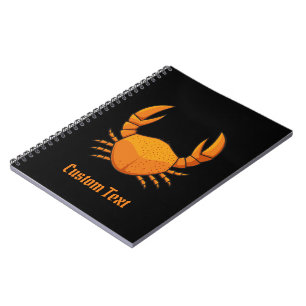 Caderno Espiral Orange Crab