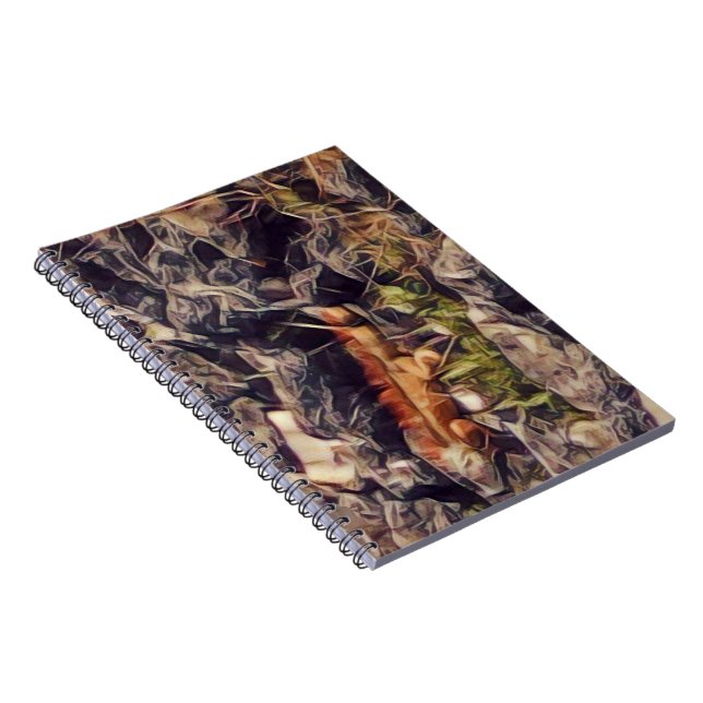 Caderno Espiral Orange Guana Art (Lado Direito)