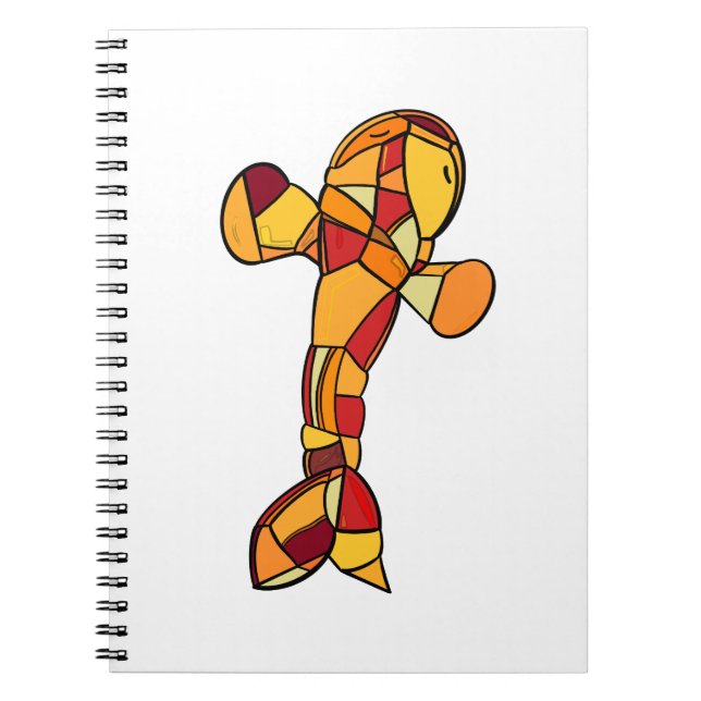 CADERNO ESPIRAL ORANGE KOI (Frente)