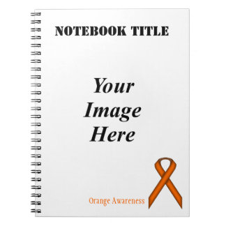 Caderno Espiral Orange Standard Ribbon por Kenneth Yoncich