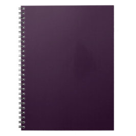 Caderno Espiral ORÇAMENTO PLUM PURPLE Modelo monocromático