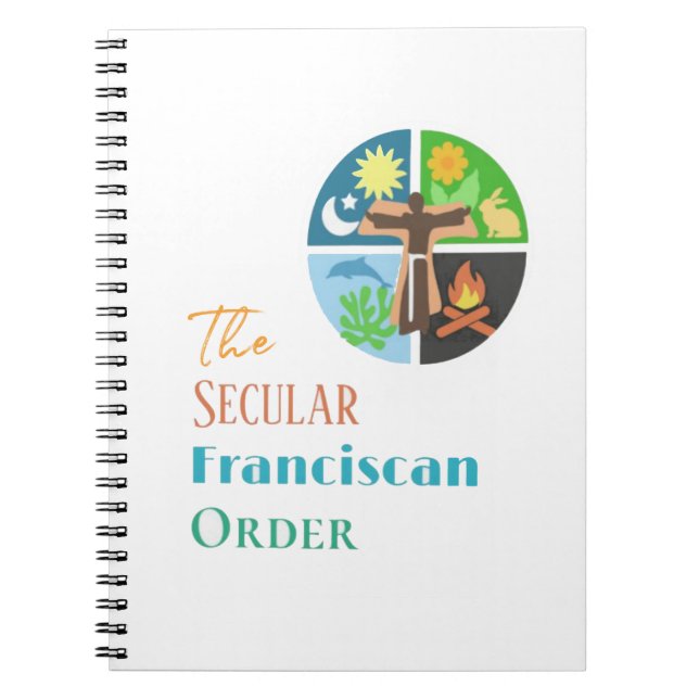Caderno Espiral Ordem Franciscana Secular (Frente)
