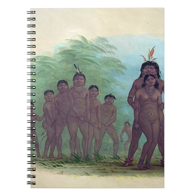 Caderno Espiral Orejona Índios (Frente)