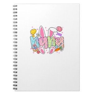 Caderno Espiral Orelhas de Coelhinho da Páscoa Nana Laço Sedutor C