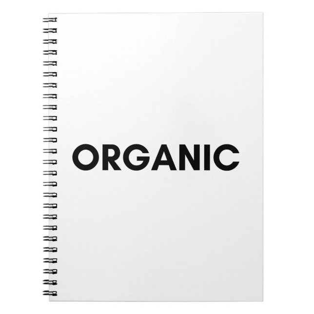 Caderno Espiral orgânico (Frente)