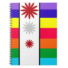 Caderno Espiral orgulho arco-íris LGBT