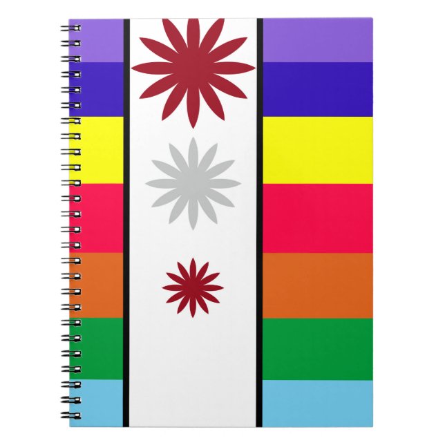 Caderno Espiral orgulho arco-íris LGBT (Frente)