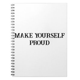 Caderno Espiral Orgulho do seu notebook motivacional feminino