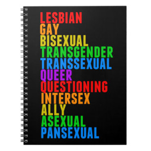 Caderno Espiral Orgulho gay LGBTQIAAP