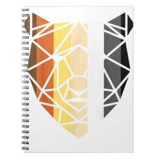 Caderno Espiral Orgulho gay Mês do Papa Mens LGBT - Gay Geométrico