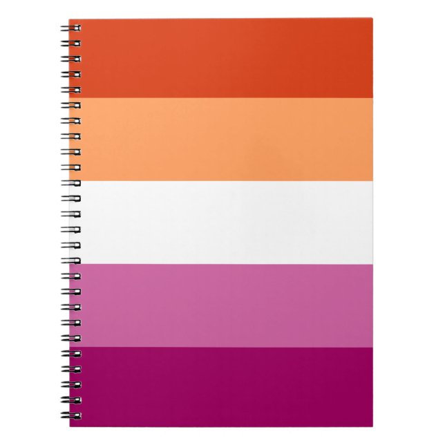 Caderno Espiral Orgulho lésbico (Frente)