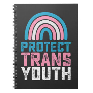 Caderno Espiral Orgulho LGBT Proteja Jovens Trans Transgênero Cria