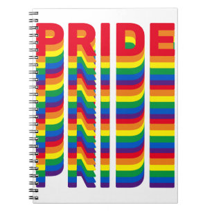 Caderno Espiral Orgulho lgbtq lgbtq gay arco-íris cores