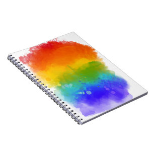 Caderno Espiral orgulho moderno SlipperyJoe's respingo energia e c