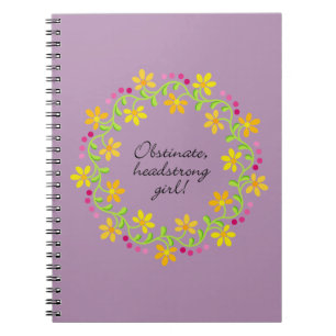 Caderno Espiral Orgulho obstinado obstinado & preconceito de