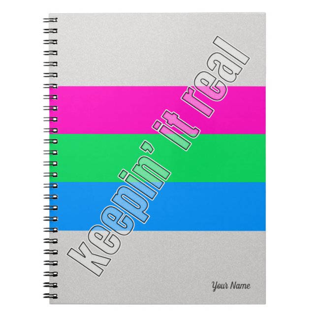 Caderno Espiral Orgulho Polisexual (Frente)