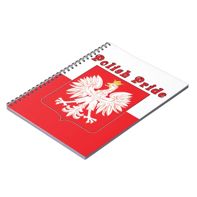 Caderno Espiral Orgulho polonês Eagle (Left Side)