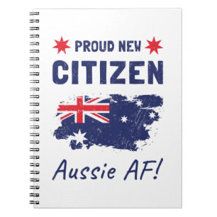 Caderno Espiral Orgulhosa Nova Cidadã Australiana, Cerimônia de