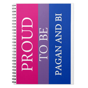 Caderno Espiral Orgulhoso ser pagão e Bi