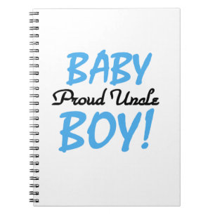 Caderno Espiral Orgulhoso Tio Bebê Dons