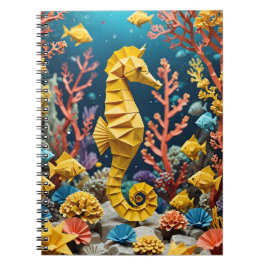 Caderno Espiral Origami Back To School Seahorse
