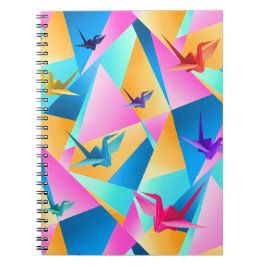 Caderno Espiral Origami Kaleidoscope