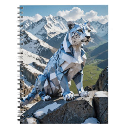 Caderno Espiral Origami Salto de Neve de Volta às Aulas