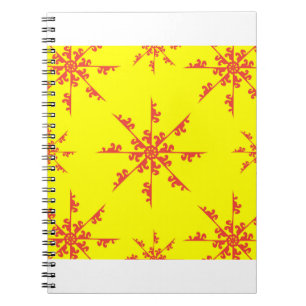 Caderno Espiral Ornament Swirl Pattern vintage ilustração abstrac