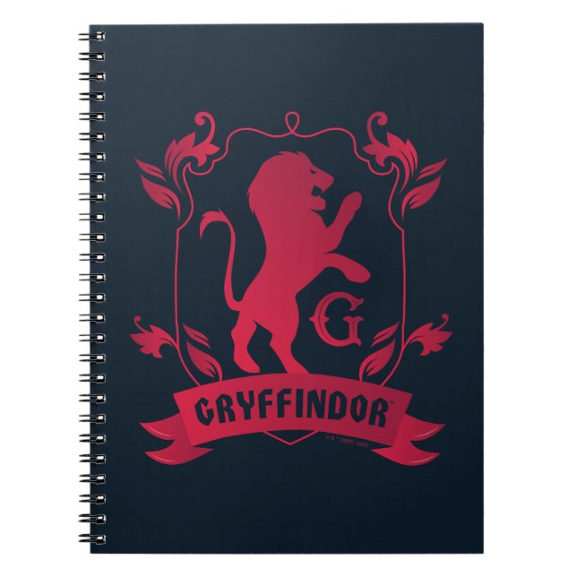 Caderno Espiral Ornamentado GRYFFINDOR™ House Crest (Frente)