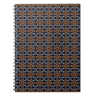 Caderno Espiral Ornamental Retro