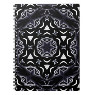 Caderno Espiral Ornamento árabe, asiático