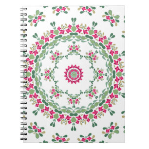 Caderno Espiral Ornamento floral