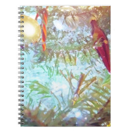 Caderno Espiral Ornamentos de Férias à Luz