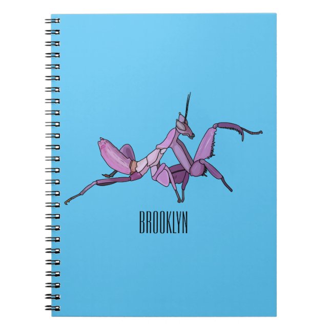 Caderno Espiral Orquídea de desenho (Frente)