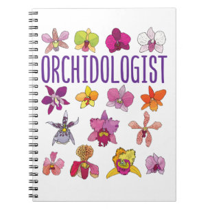 Caderno Espiral Orquídea Orquídea Orquídea Flor