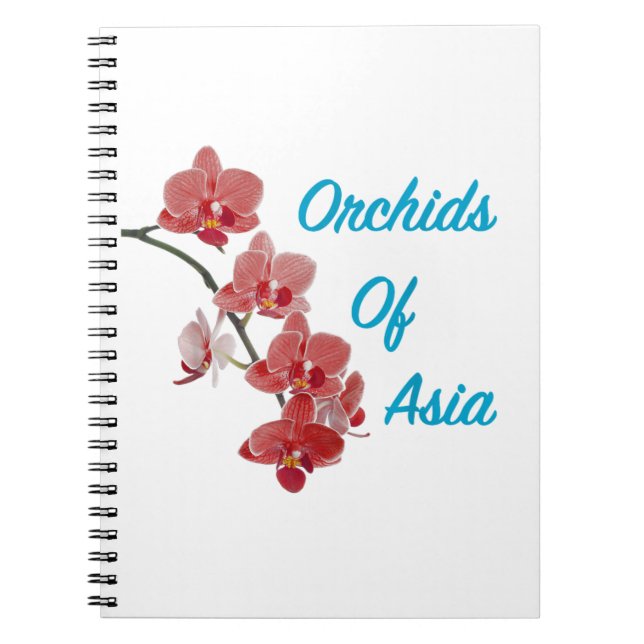 Caderno Espiral Orquídeas da Ásia Day Spa (Frente)