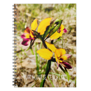 Caderno Espiral Orquídeas de burro
