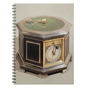 Caderno Espiral Orrery feito pelo Tompion de Thomas (1639-1713) e