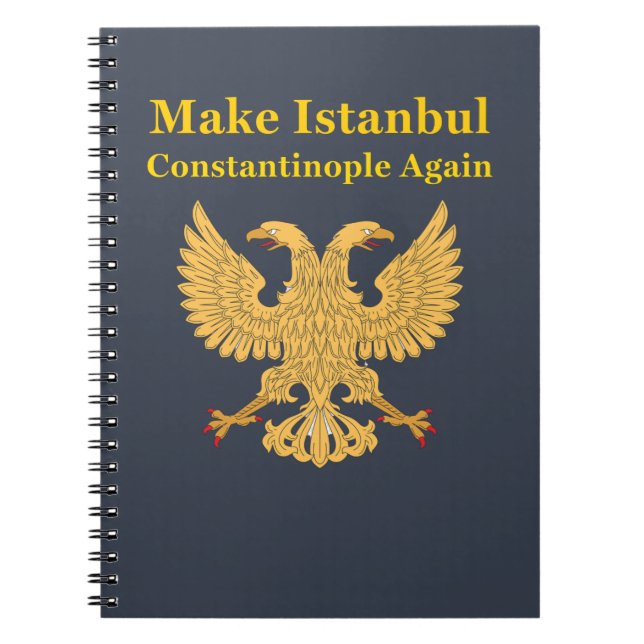 Caderno Espiral Ortodoxo Christian Byzantium Gift (Frente)