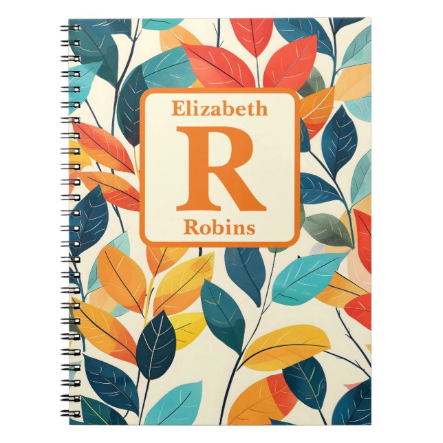 Caderno Espiral Os autômatos coloridos deixam personalizados perso (Frente)